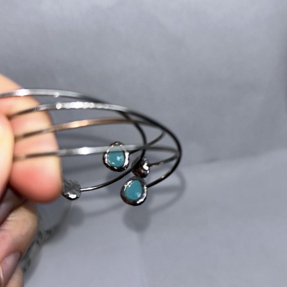 Cuff Stackable Bangle Bracelet - Picture 2 of 2